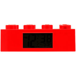 LEGO Brick Alarm Clock, Red